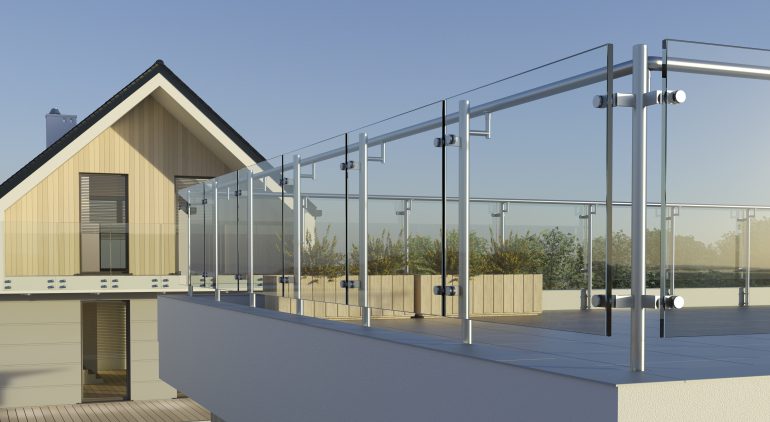 Balustrady szklane